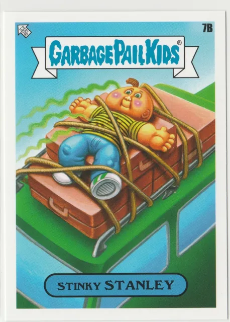 2021 Topps Garbage Pail Kids Go On Vacation Stinky Stanley 7B GPK sticker chase