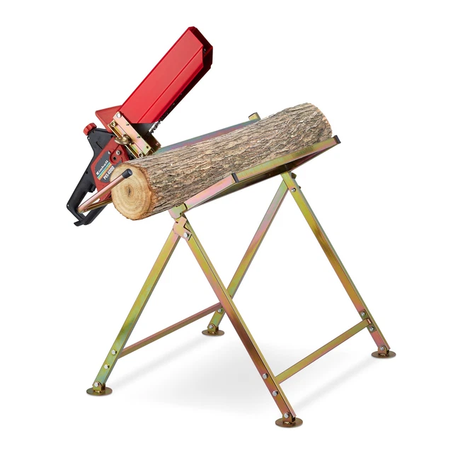 Aus Holz Sägebock Klappbar Aus Metall - Kettensägenhalter Für Sicheres Holzspalten Bis 150 Kg Sägebock Metall