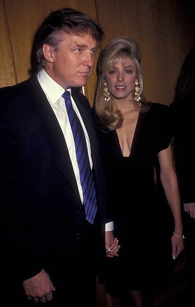DONALD TRUMP MARLA Maples at 80th Birthday Party for Joey Adam- 1991 ...