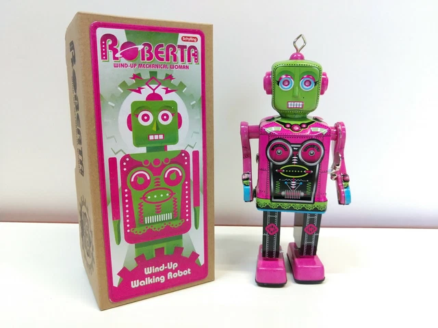 Schylling (Collector Series) Robot-7 - Robot mécanique en tôle (marcheur Schylling (Collector Series) Robot-7 - Robot mécanique en tôle (marcheur