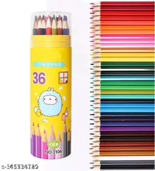 Lápices de acuarela de 36 colores, juego de lápices de colores de agua,...
