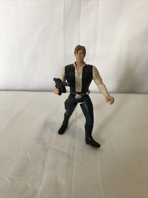 Star Wars Kenner 1995 Han Solo 3.75” Figure With Weapon Gun