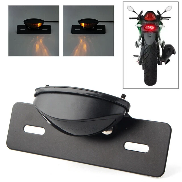 Motorcycle LED Turn Signal Brake Tail Light For Harley Bobber Chopper Cafe Racer