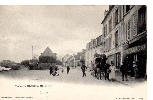 CPA Viry Chatillon (91 Essonne), Place de Chatillon, 1900s