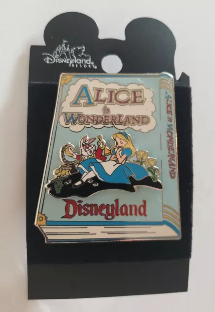 Disney Disneyland Pin - Alice in Wonderland - White Rabbit - Storybook 3D - READ