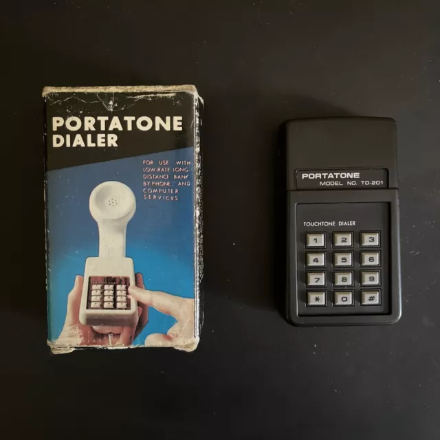 RARE vintage Portatone Dialer 10 MEMORY