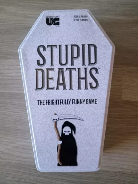 University Games Stupid Deaths Card Game - 1406