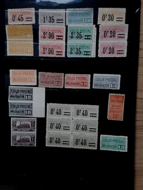 France - Lot de 28 timbres colis postaux -neuf sans ch - belle cote