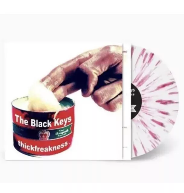 The Black Keys THICKFREAKNESS Limited Ed.  RED Splattered COLORED VINYL LP, NEW