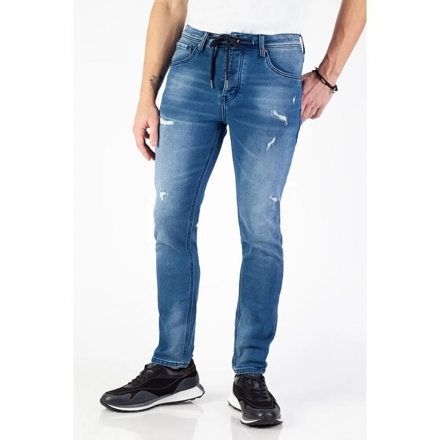Jeans Stretch Bleu Griffon - Taille 38, Coton Mélangé, Neuf Avec étiquettes (prix D'origine 55,50€)
