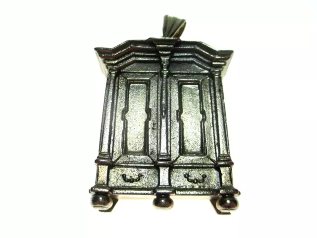 ART NOUVEAU Anhänger Art Deco XL Jugendstil 925 Sterling Silber pendant silver