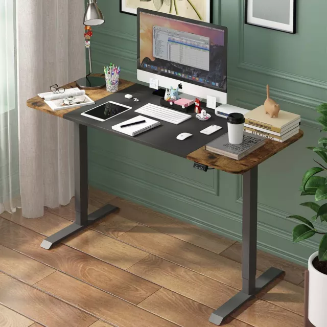 Ufurniture Electric Standing Desk Adjustable Height Sit Stand Splice Table