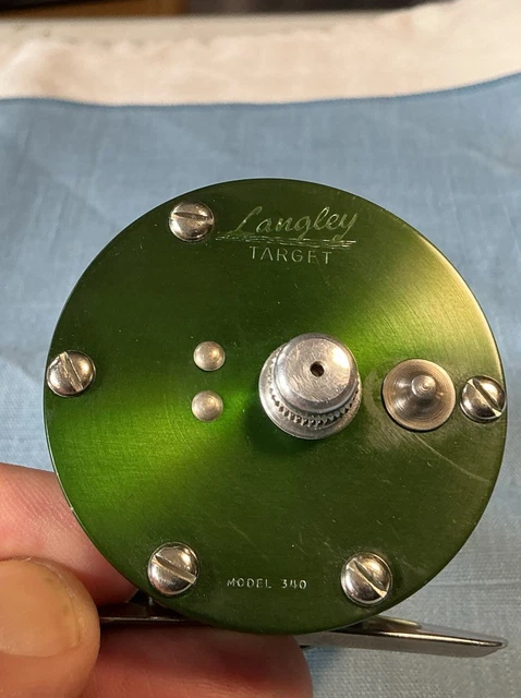 VINTAGE LANGLEY TARGET 340 Casting Reel. She's A Beauty.no Flaws