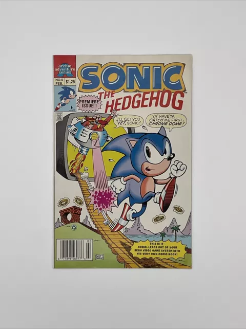 Sonic The Hedgehog #0 1993 signed by Scott Shaw Sonic 3 movie 7.5/8.0 VF+  range