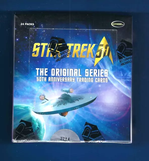 Star Trek The Original Series 50th Anniversary Factory Sealed Card Box 36 Packs 3