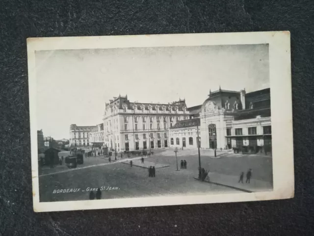 XH378 CPA circa 1920 Bordeaux - la gare saint Jean - animée - Edition Poulain