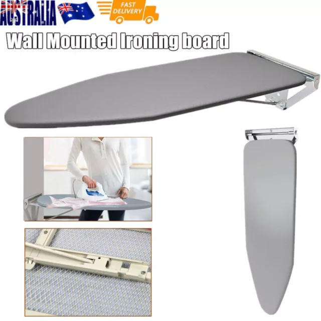 Folding Wall Mounted Ironing Board Space Saving For Dorm Home Tool AU