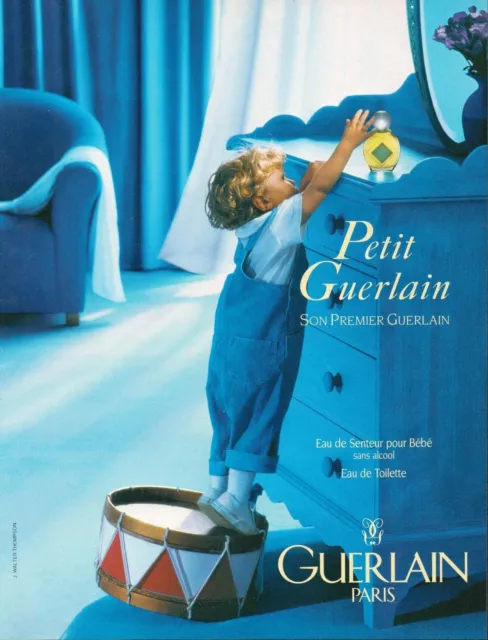 ▬► PUBLICITE ADVERTISING AD PARFUM PERFUME GUERLAIN Petit Guerlain 1994