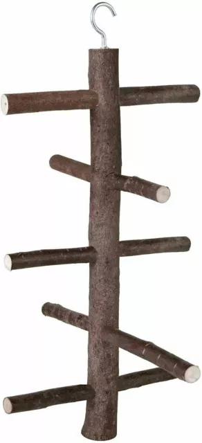 Trixie Bark Wood Bird Climbing Frame with Perches for Canaries & Budgies, 27 cm