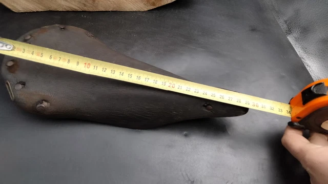 Ancienne Selle De Vélo Course Cuir MEILLEURE - Fabriquée En France - Vintage Route