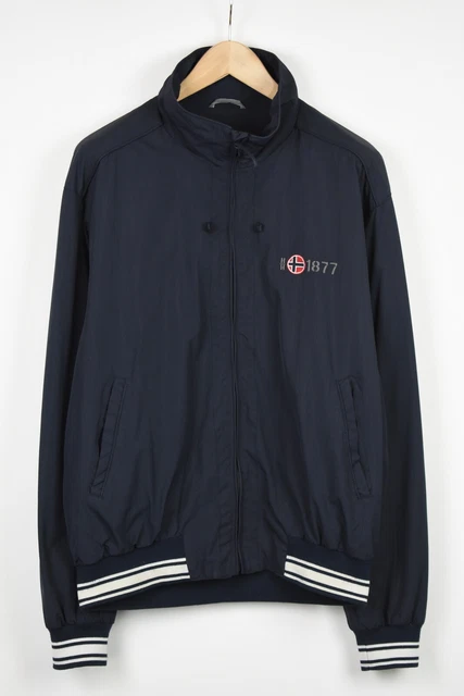 Helly Hansen Uomo Grande Sottile Lighweight Navy Blu Scuro Giacca con Zip