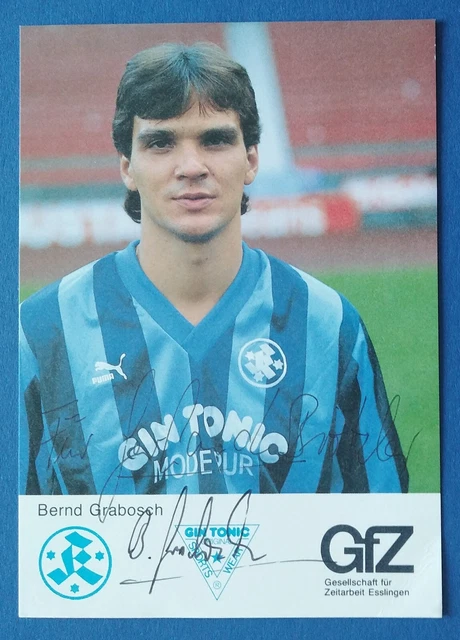 Carte Autographe Originale Bernd Grabosch - 1.FC Köln 1984-85 - Signée