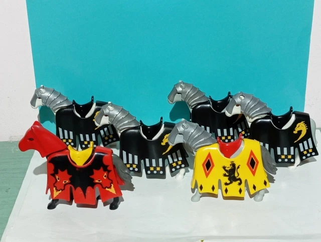 Lot De 6 Protections Bras Playmobil Argentées - Pièces Détachées, Thème Vikings/médiéval