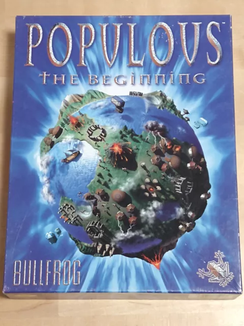 Populous: The Beginning - Bullfrog (PC, CD, 1998, Big Box) - Deutsch / German