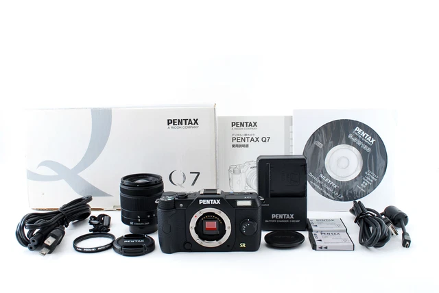 Ricoh PENTAX Q7 Digital Camera Black SH:997 w/ 02 (5-15mm)  [Near Mint] 1908314