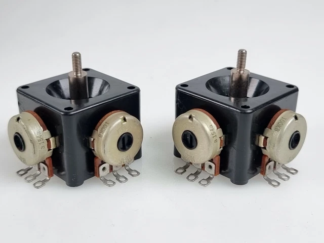 Potentiometer Rocker 2 X VINTAGE 100KB Small Mechanical Joystick Doepfer Potentiometer ...