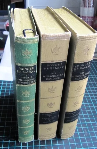 Honoré de Balzac: 3 Bände * Insel-Verlag Leipzig * 1925