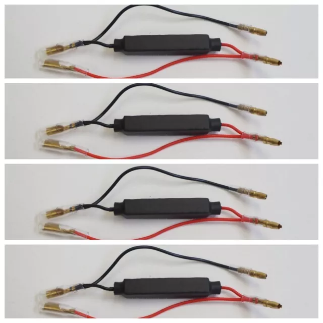 RC21 4 RESISTENZE per FRECCE a LED da 21 WATT 10 Ω per HUSQVARNA TE 350 4T/410