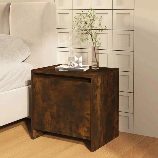 1/2x Table de Chevet 45x34x44,5 cm Aggloméré Armoire de Lit Multicolore vidaXL