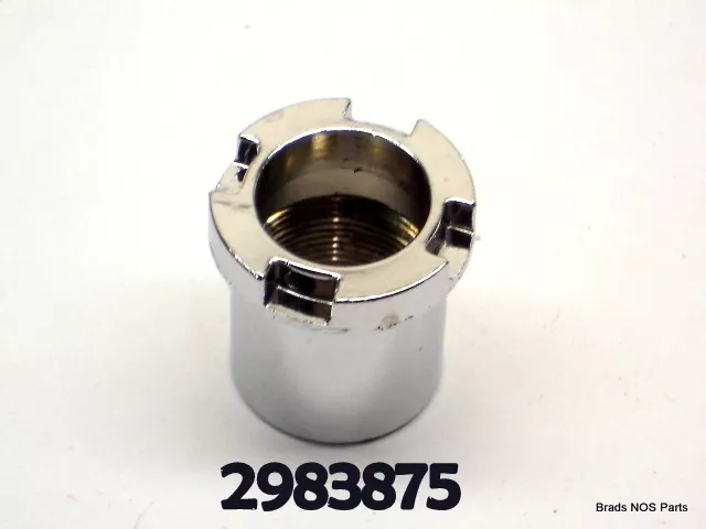 NOS MoPar 1968-1979 Plymouth Chrysler Dodge  CHROME ANTENNA CAP NUT  pn 2983875