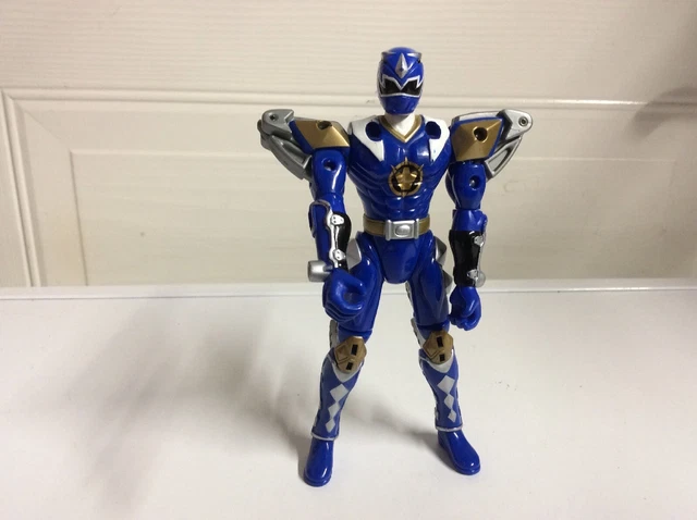 POWER RANGERS DINO Thunder Blue Thunder Ranger Action Figure 6” 2003 ...