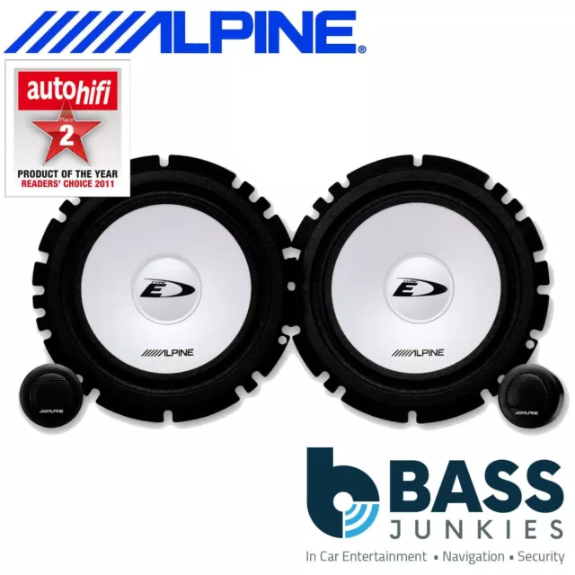 Alpine SXE-1750S Car Stereo 17CM 6.5" 560 Watts 2 Way Component Speakers Kit