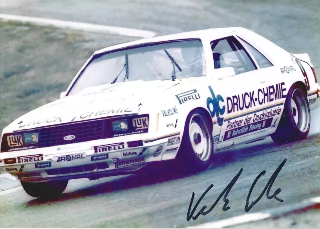 Volker Schneider - Ford Mustang 5.0 GT - DTM - 1986 - orginal signiert!