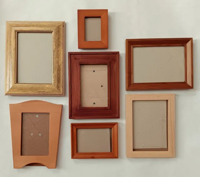 Hampton Frames Photo Picture Storage Boxes With Lid, Index Cards, Trinket  Box