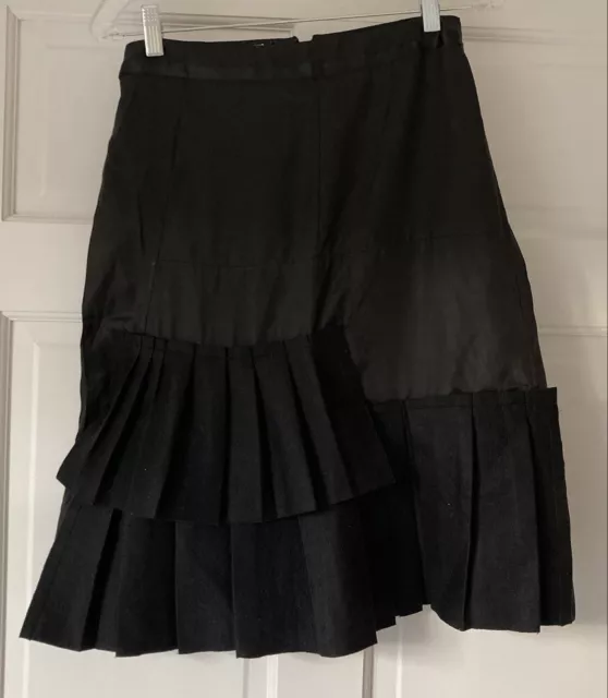 Marni Black  Combo Pleated Skirt Black  Size 40