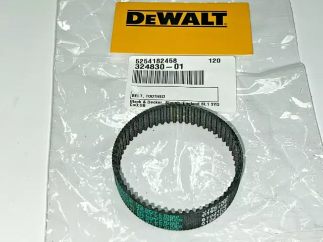 Genuine Black & Decker 324830-01 Planer Rubber Drive Belt Fit BD713 BD713K KW713 3