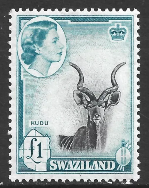 Swaziland, Scott #66, L1 Queen Elizabeth II, MLH