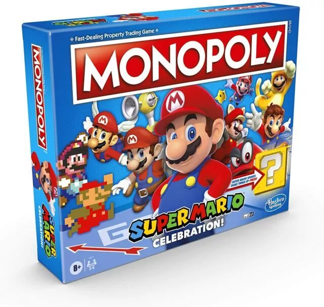 Hasbro Monopoly Super Mario Celebration Edition Board Game - Mint-Complete