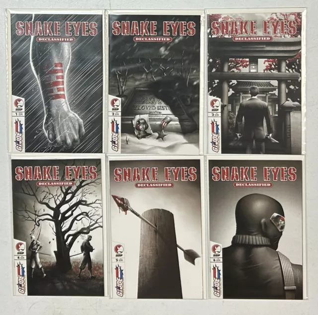 DDP Comics GI Joe Snake Eyes Declassified Complete Series Issues # 1 2 3 4 5 6