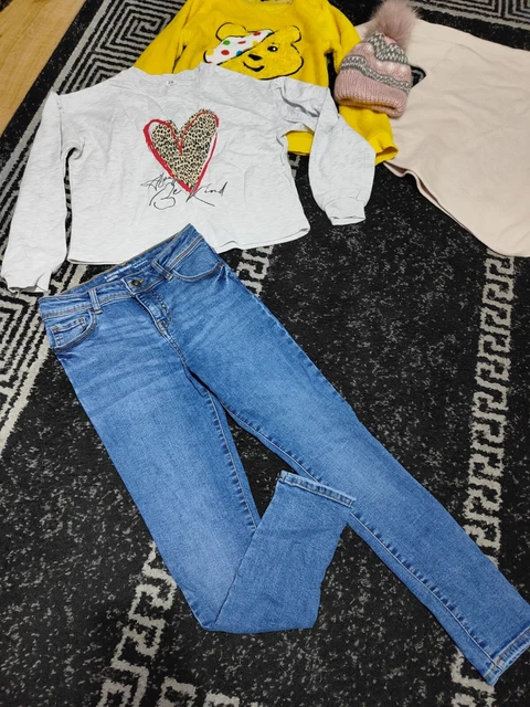 #C88💜 Huge Bundle Of Girls Clothes 9-10years NEXT GEORGE ZARA RIVER H&M PRIMARK 13