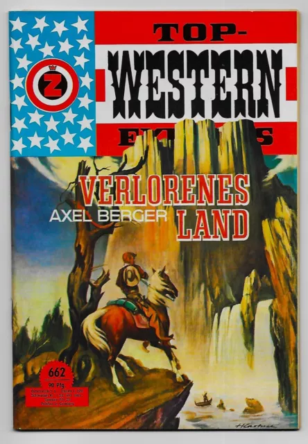 Axel Berger Top Western - Express  662  Verlorenes Land  aus Sammlung ab 1962