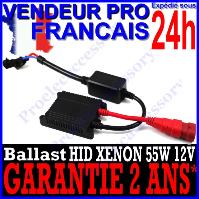 Ballast De Rechange Slim Pour Kit Xenon Hid H1 H3 H4 H7 6000K 8000K 55W