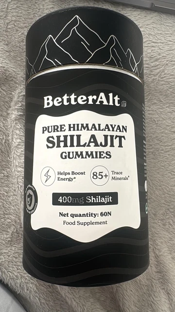 BETTERALT PURE SHILAJIT Resin Gummies - Himalayan Superfood - Lab ...