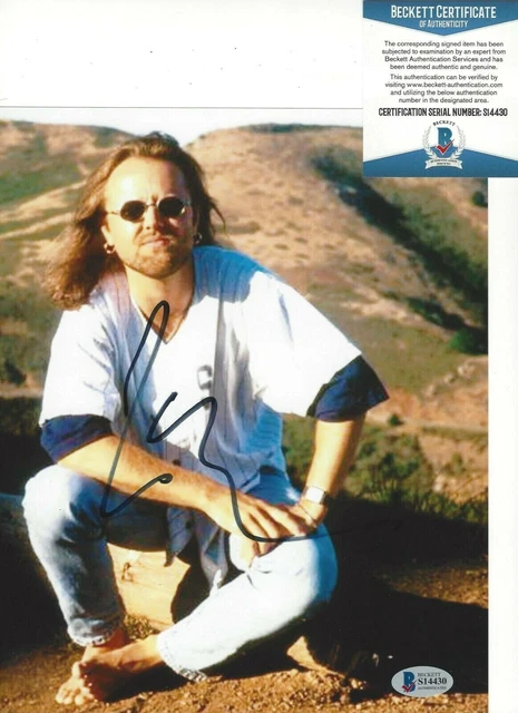 METALLICA DRUMMER LARS ULRICH SIGNED 8x10 PHOTO BECKETT BAS COA 1A DRUM KIT BAND METALLICA DRUMMER LARS ULRICH SIGNED 8x10 PHOTO BECKETT BAS COA 1A DRUM KIT BAND