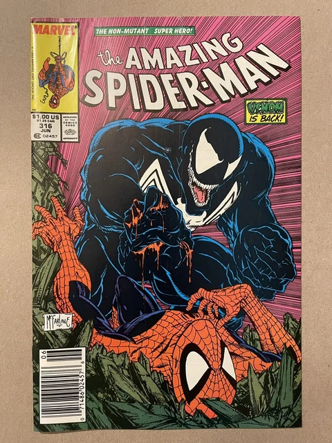 Amazing Spider-Man #316 Newsstand - 1989. 3rd Appearance of Venom.