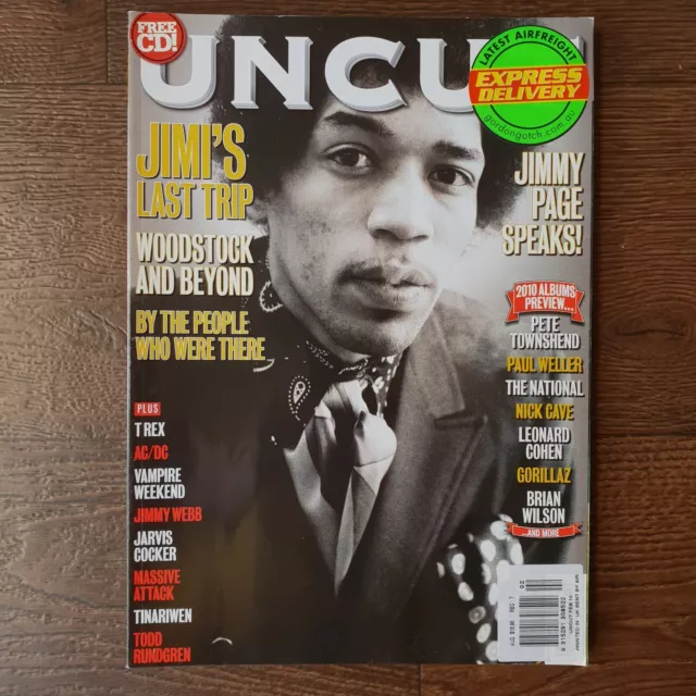 Jimi Hendrix Uncut Magazine Feb 2010 - Issue 153 - Woodstock Massive Attack